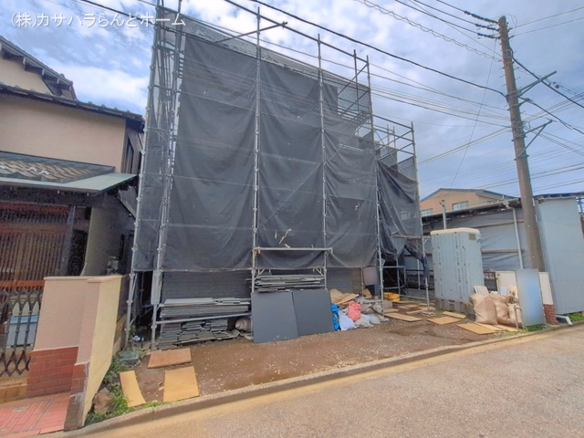 埼玉県川越市大字寺尾の新築戸建てシート写真 2026年6月21日撮影