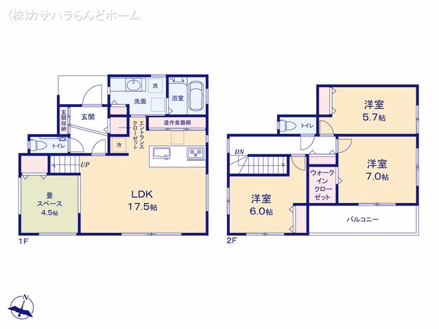 川越市大字寺尾（戸建） 間取図