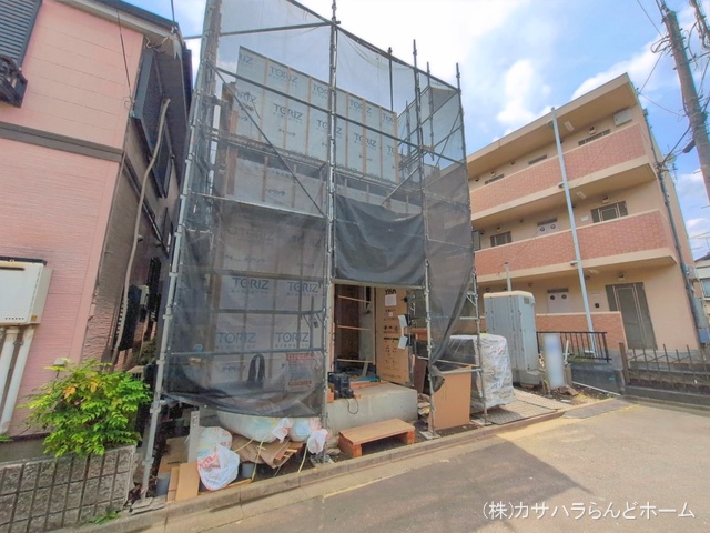 埼玉県川越市大字藤間の新築戸建てシート写真 2026年5月25日撮影