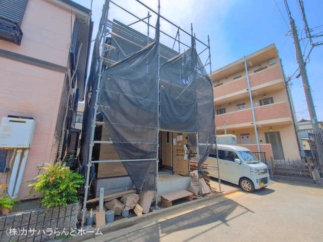 埼玉県川越市大字藤間の新築戸建てシート写真 2026年6月15日撮影