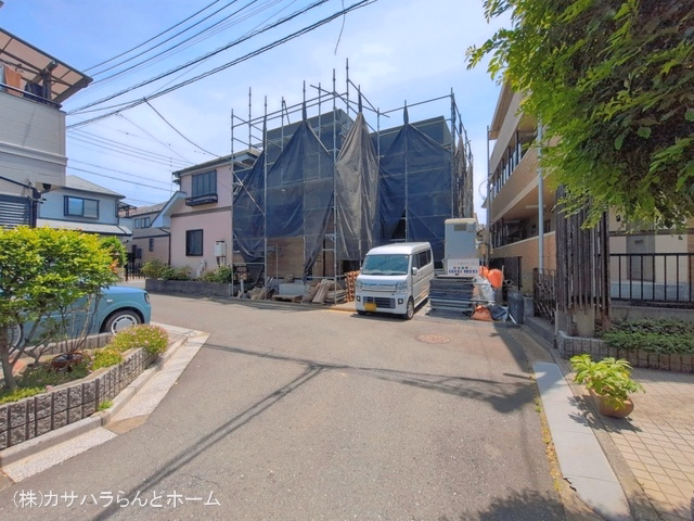 埼玉県川越市大字藤間の新築戸建てシート写真 2026年6月15日撮影