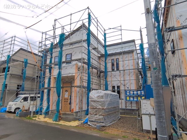 埼玉県鶴ヶ島市大字下新田の新築戸建てシート写真 2026年6月25日撮影