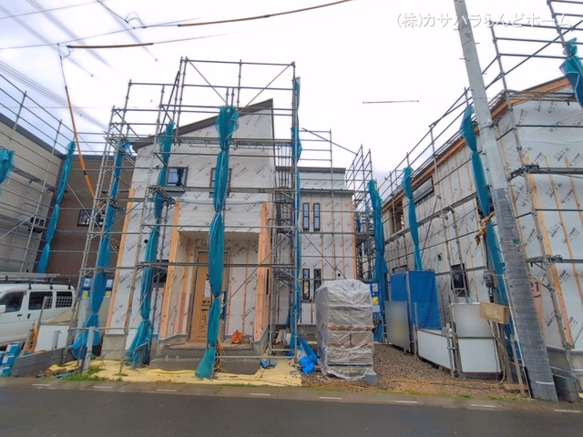 埼玉県鶴ヶ島市大字下新田の新築戸建てシート写真 2026年6月25日撮影