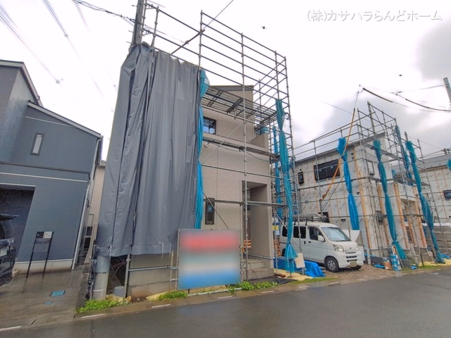 埼玉県鶴ヶ島市大字下新田の新築戸建て外構写真 2026年6月25日撮影