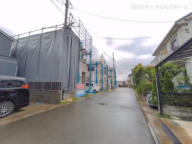 埼玉県鶴ヶ島市大字下新田の新築戸建て外構写真 2026年6月25日撮影