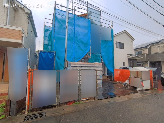 埼玉県川越市大塚新町の新築戸建てシート写真 2026年7月1日撮影