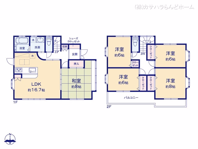川越市藤倉2丁目 間取図