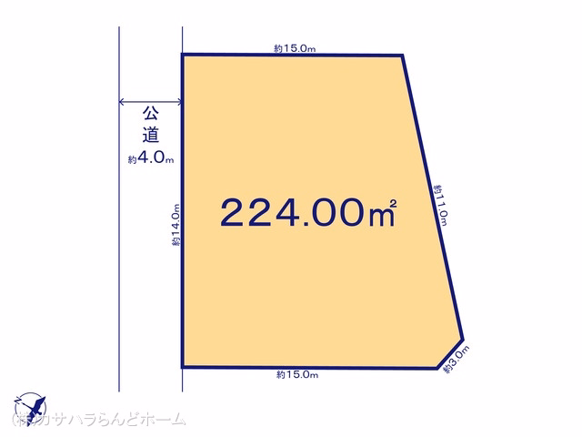 川越市寿町1丁目（土地） 区画図
