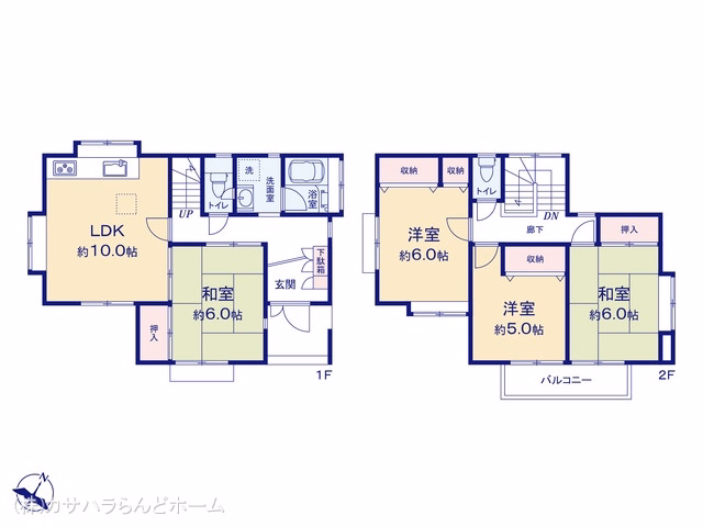 川越市中台元町1丁目 間取図