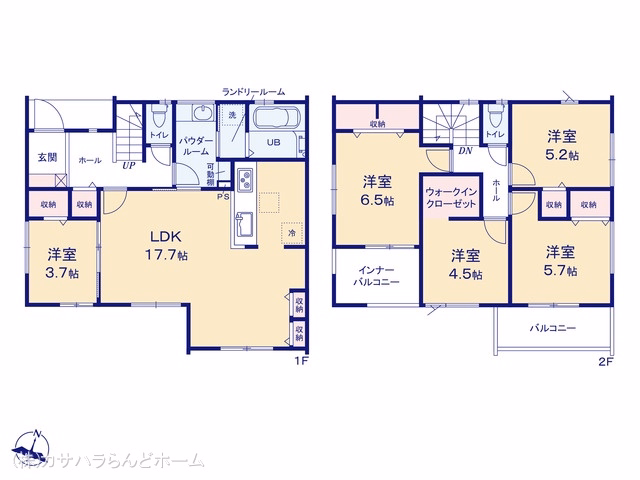 川越市大字笠幡（戸建）01 間取図