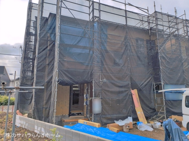 新築戸建て 川越笠幡第五 2号棟 上棟