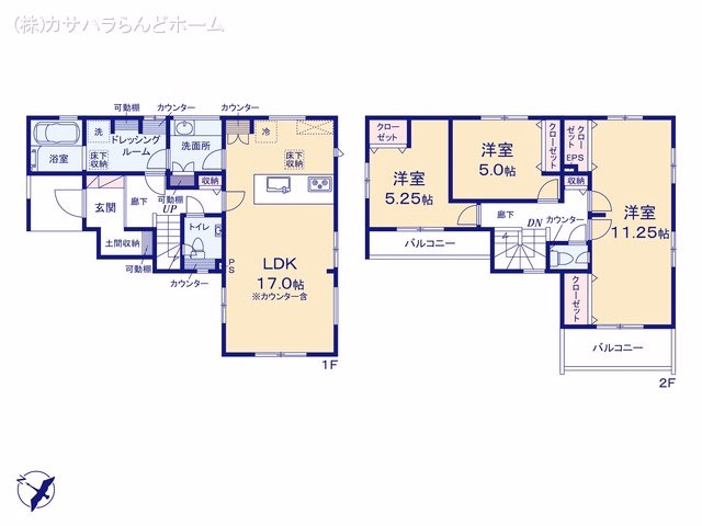 川越市大字寺尾(戸建)01 間取図