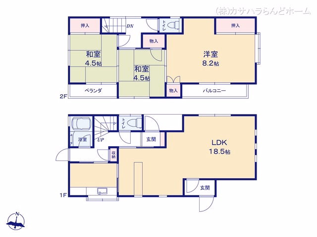 川越市大字鯨井 間取図