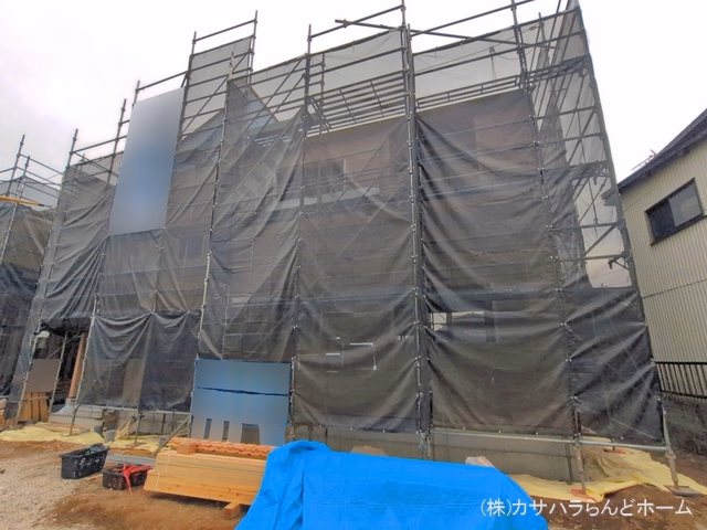 新築戸建て 川越大塚 1号棟 上棟