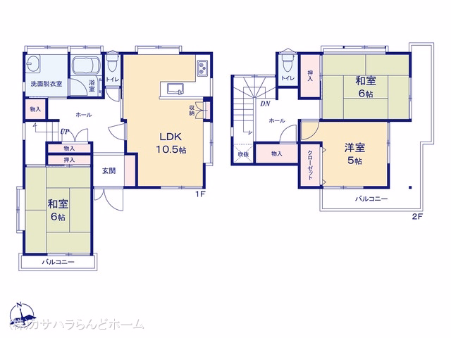 坂戸市西坂戸2丁目 間取図