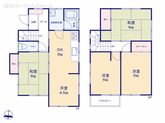 鶴ヶ島市大字中新田 間取図