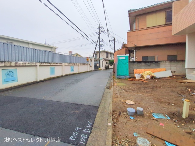 埼玉県川越市郭町２丁目の新築戸建て外構写真 2024年11月14日撮影