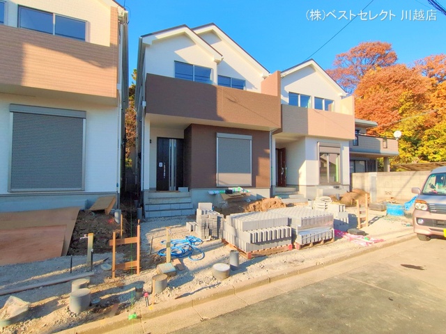 埼玉県川越市郭町２丁目の新築戸建て外構写真 2024年12月1日撮影