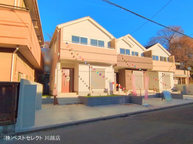 埼玉県川越市郭町２丁目の新築戸建て完成写真 2024年12月26日撮影