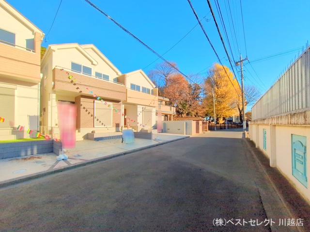 埼玉県川越市郭町２丁目の新築戸建て完成写真 2024年12月26日撮影