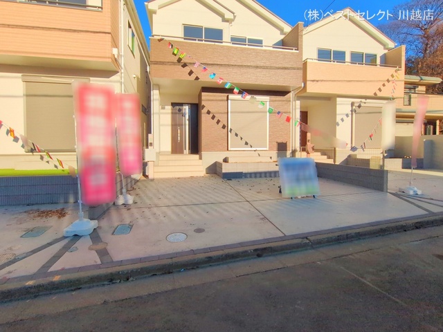 埼玉県川越市郭町２丁目の新築戸建て完成写真 2024年12月26日撮影