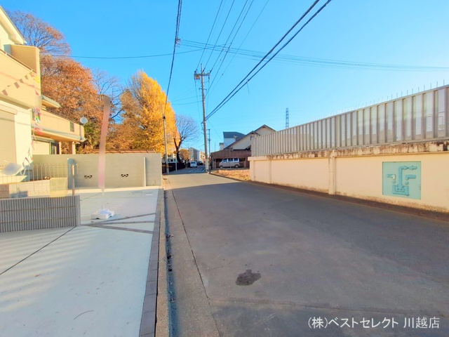 埼玉県川越市郭町２丁目の新築戸建て完成写真 2024年12月26日撮影