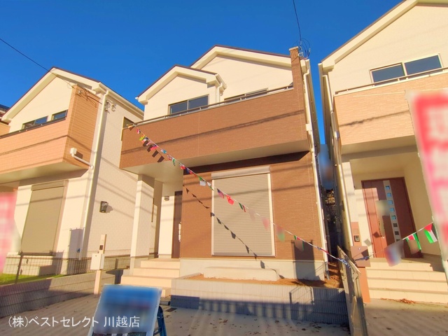 埼玉県川越市郭町２丁目の新築戸建て完成写真 2024年12月26日撮影