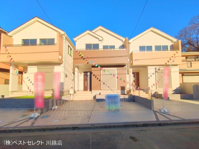 埼玉県川越市郭町２丁目の新築戸建て完成写真 2024年12月26日撮影