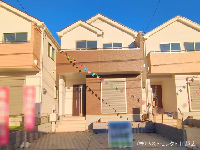埼玉県川越市郭町２丁目の新築戸建て完成写真 2024年12月26日撮影