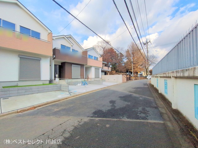 埼玉県川越市郭町２丁目の新築戸建て完成写真 2025年1月6日撮影