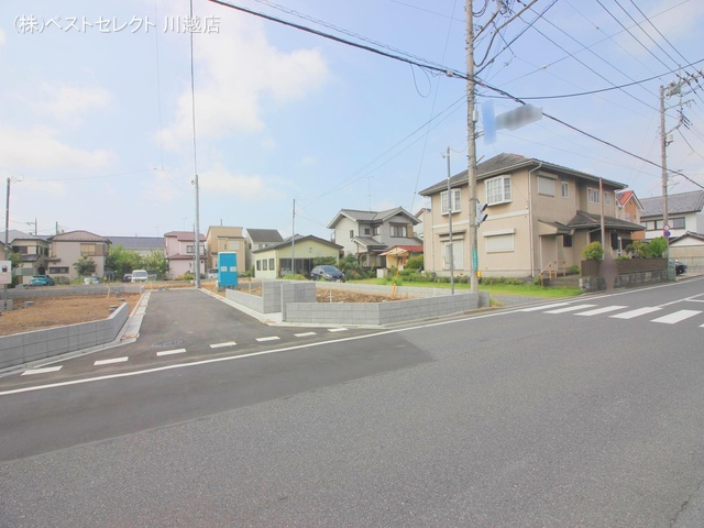 埼玉県川越市今成1丁目の新築戸建て更地・土地写真 2024年8月18日撮影