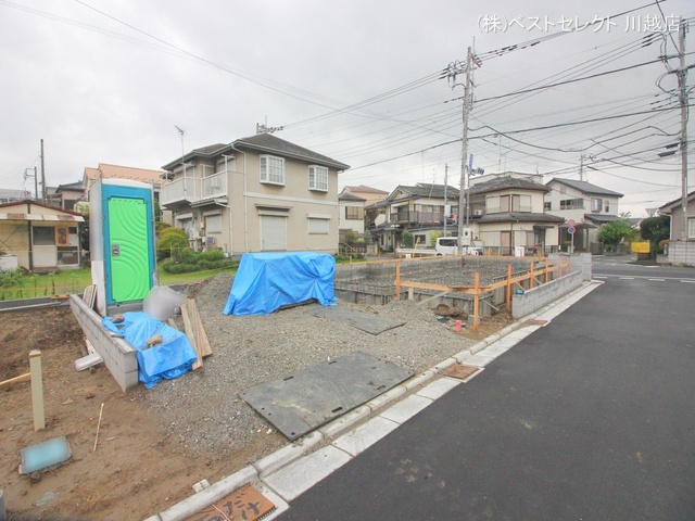 埼玉県川越市今成1丁目の新築戸建て基礎写真 2024年9月2日撮影