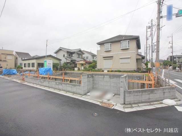 埼玉県川越市今成1丁目の新築戸建て基礎写真 2024年9月2日撮影
