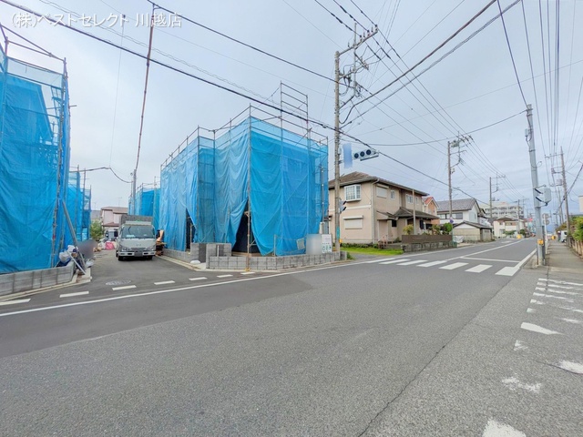 埼玉県川越市今成1丁目の新築戸建てシート写真 2024年10月9日撮影