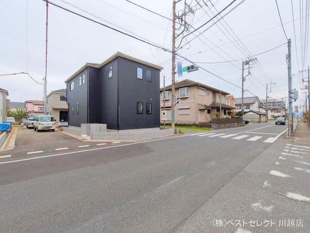 埼玉県川越市今成1丁目の新築戸建て外構写真 2024年10月28日撮影