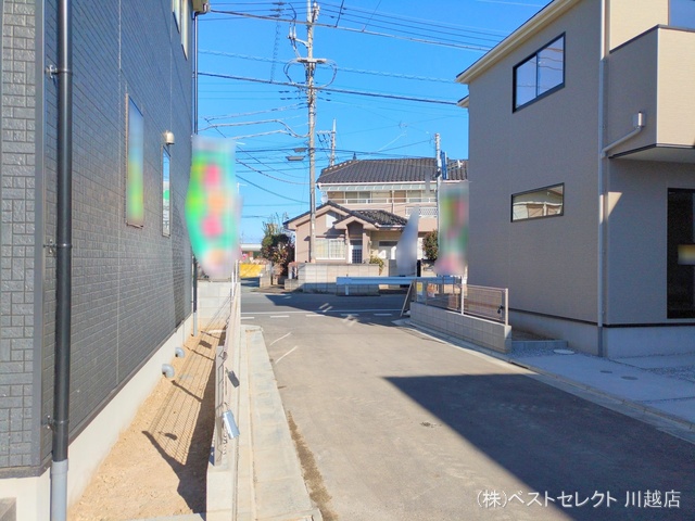 埼玉県川越市今成1丁目の新築戸建て完成写真 2024年12月22日撮影