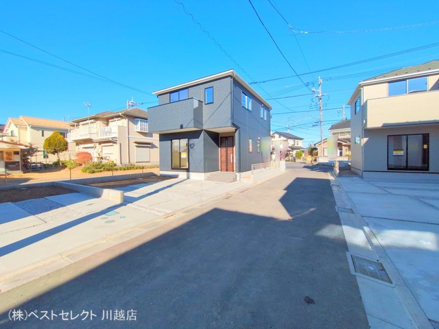 埼玉県川越市今成1丁目の新築戸建て完成写真 2024年12月22日撮影