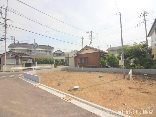 埼玉県川越市今成1丁目の新築戸建て更地・土地写真 2024年8月18日撮影