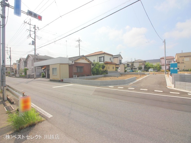 埼玉県川越市今成1丁目の新築戸建て更地・土地写真 2024年8月18日撮影