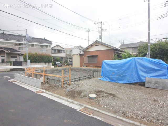 埼玉県川越市今成1丁目の新築戸建て基礎写真 2024年9月2日撮影