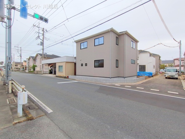 埼玉県川越市今成1丁目の新築戸建て外構写真 2024年10月28日撮影