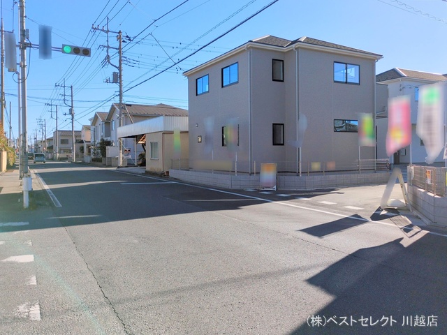 埼玉県川越市今成1丁目の新築戸建て完成写真 2024年12月22日撮影