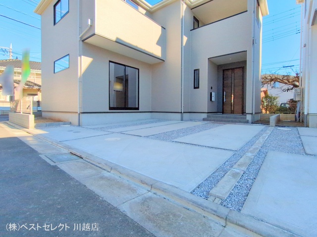 埼玉県川越市今成1丁目の新築戸建て完成写真 2024年12月22日撮影