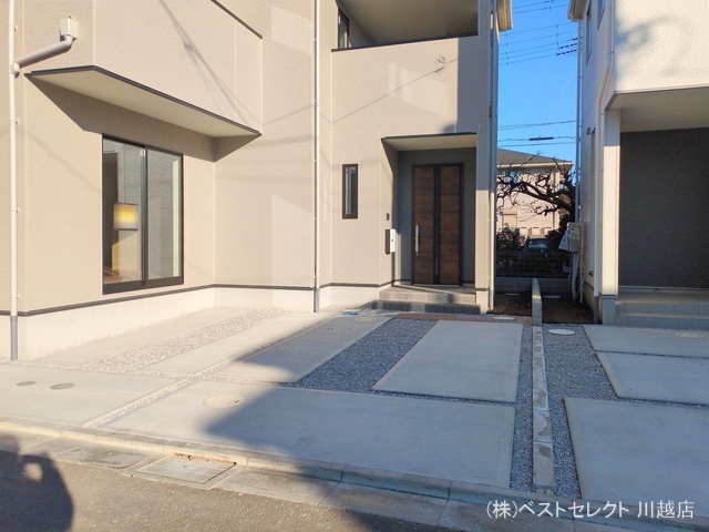 埼玉県川越市今成1丁目の新築戸建て完成写真 2025年1月8日撮影