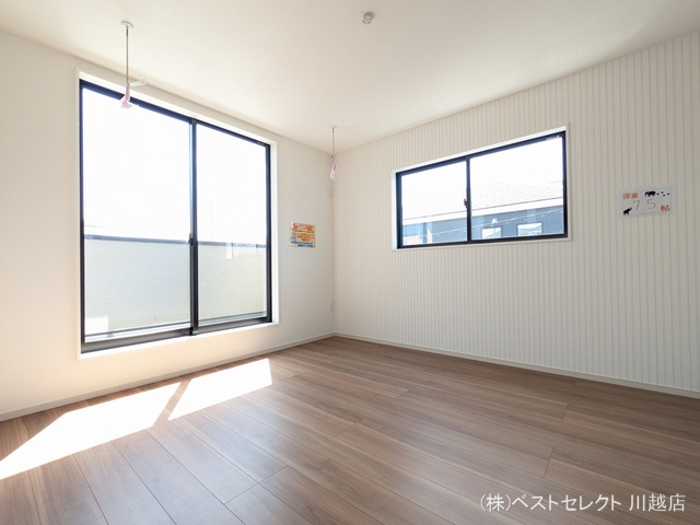 埼玉県川越市今成1丁目の新築戸建て居室メイン写真 2025年8月28日撮影