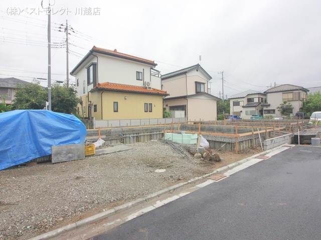 埼玉県川越市今成1丁目の新築戸建て基礎写真 2024年9月2日撮影