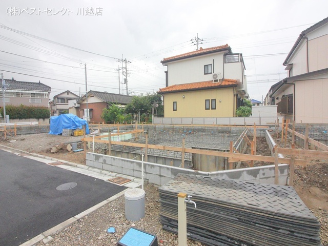 埼玉県川越市今成1丁目の新築戸建て基礎写真 2024年9月2日撮影