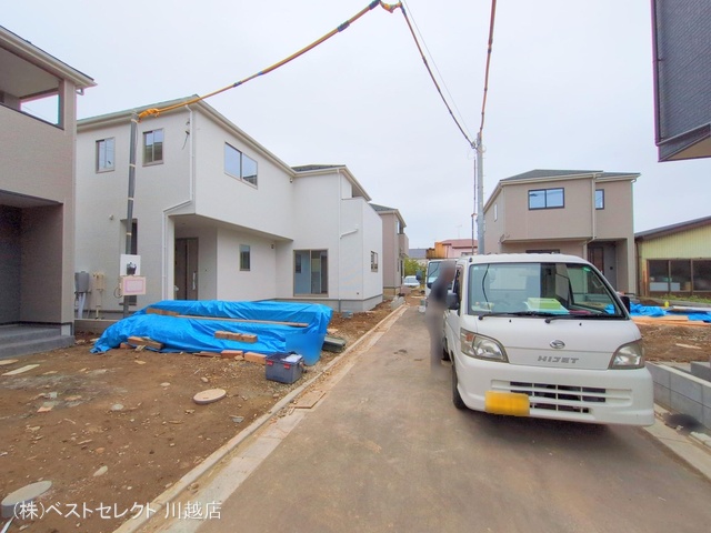 埼玉県川越市今成1丁目の新築戸建て外構写真 2024年10月28日撮影