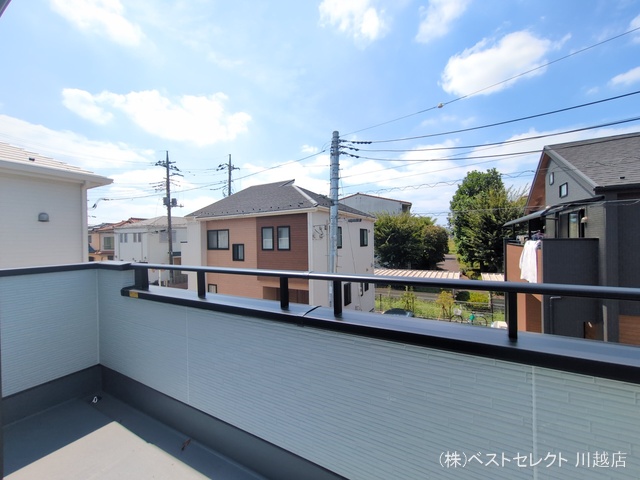 埼玉県川越市南大塚３丁目の新築戸建てバルコニー写真 2025年8月28日撮影