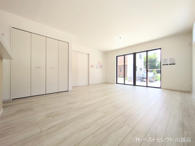 埼玉県川越市南大塚３丁目の新築戸建てリビング写真 2025年8月28日撮影